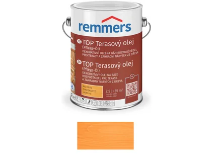 Terasový olej Remmers TOP na bázi rozpouštědel, modřín